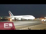 Aterriza en el AICM el avión más grande del mundo / Paola Virrueta