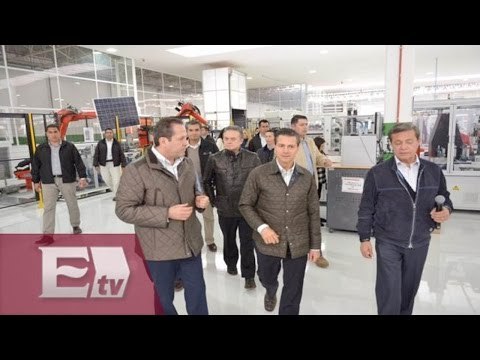 EPN inaugura fábrica de paneles solares en Jocotitlán, EdoMex / Ingrid Barrera