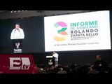 Rolando Zapata rinde su tercer informe de gobierno en Yucatán / Martín Espinoza