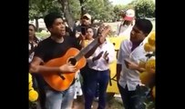 Así le cantaron familiares y seguidores de Kaeth Morales a sus 12 años de fallecido