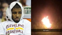 Le'Veon Bell BURNS His Kyrie Irving Jersey, Doesn't Know How to Spell
