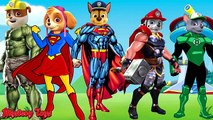 Pata patrulla transformadas en superhéroes dedo familia vivero rimas divertido vídeos para Niños