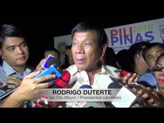 Duterte: Divorce rips apart families