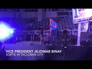 Binay hits Roxas 'incompetence' in Tacloban rehab