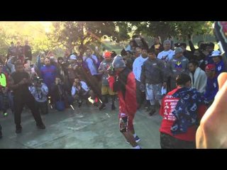 Pacquiao delights crowd in Saturday morning training