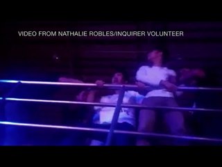 Youth rally vs Marcos inside debate hall