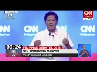 Bongbong Marcos on peace in Mindanao