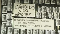 Periodistas mexicanos protestan por el asesinato del reportero Cándido Ríos