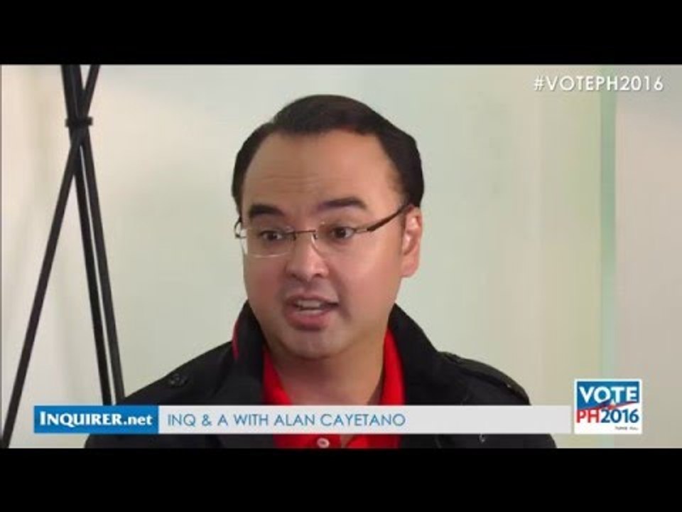 INQ & A with Alan Peter Cayetano