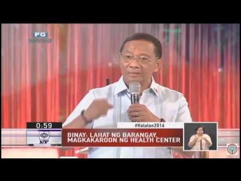 Binay promises putting up health centers nationwide