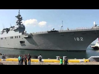 Japanese carrier ship arrives in Philippines