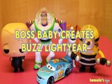 BOSS BABY CREATES BUZZ LIGHTYEAR TOY STORY MAX BUCK BEARINGLY MINIONS  TSLOP DREAMWORKS THE SECRET LIFE OF PETS DESPICAB