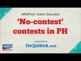 Elections 2016 #INQFact: No-contest Contests