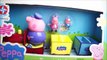Pig George e Peppa Pig Conhecem o Trem do Vovô Pig em Português. Grandpa Pigs Train Toys