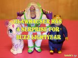 CLAWHAUSER HAS A SURPRISE FOR BUZZ LIGHTYEAR NAHAL ZOOTROPOLIS TOY STORY 3 , DISNEY PIXAR , SHIMMER AND SHINE , NICKELOD