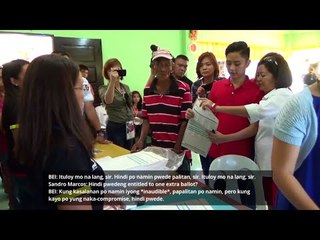 Marcos son mistakenly shades 2 circles for president