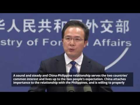 China congratulates presumptive President-elect Duterte