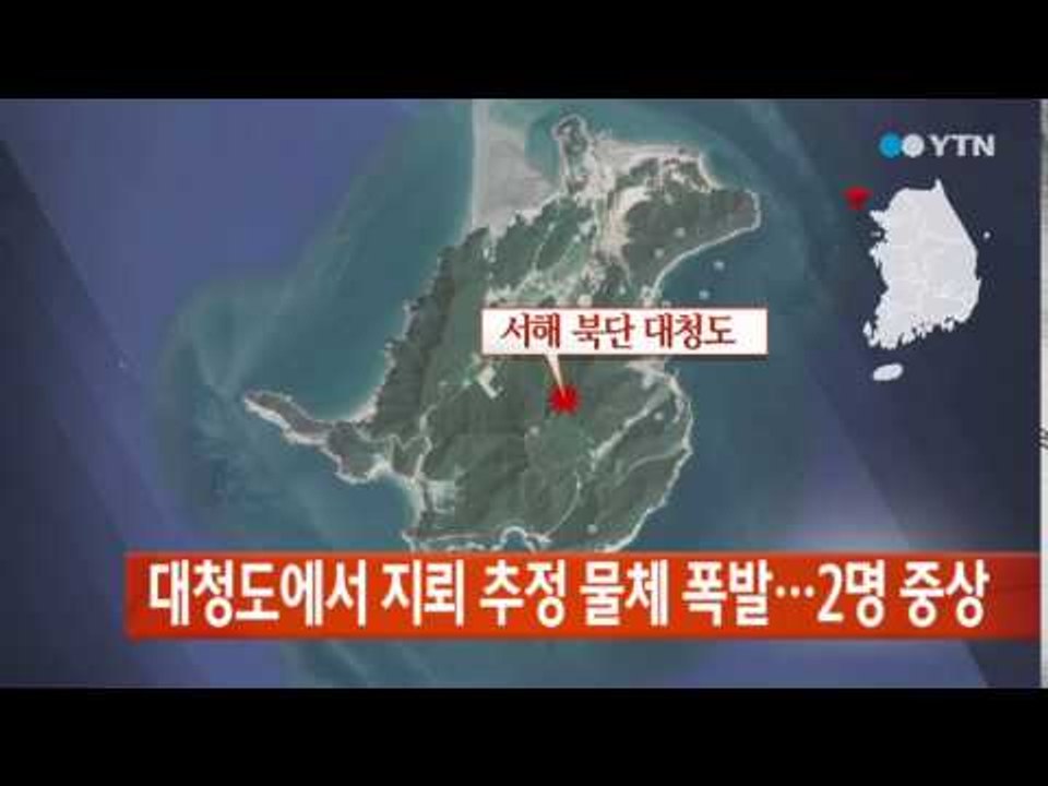 대청도에서 지뢰 추정 물체 폭발...2명 중상 / YTN