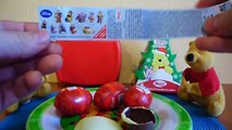 Noël décorations des œufs caca Ensemble le le le le la jouets arbre déballage winnie 4 oeufs surprise Tra