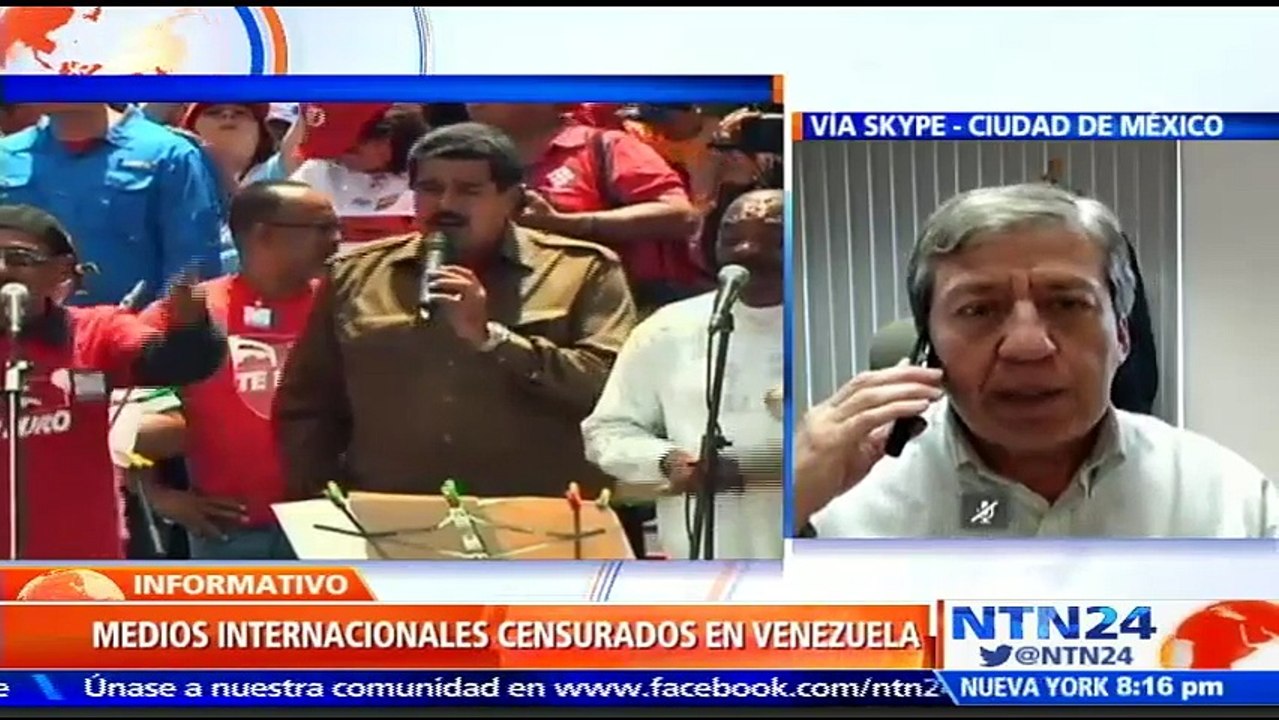 “Maduro está intentando un apagón informativo”: Pdte. de la Comisión de Libertad de Prensa de la SIP