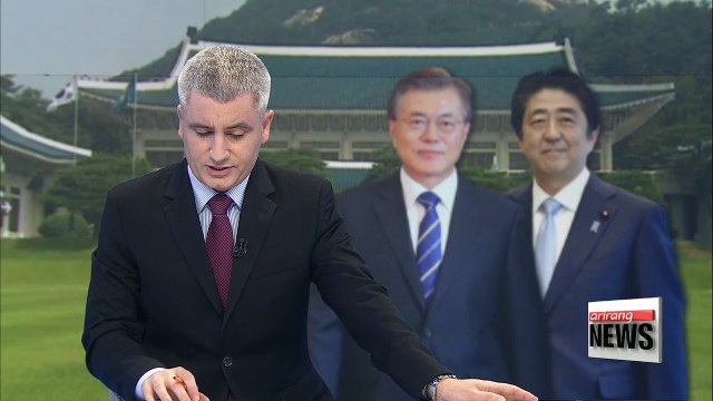 President Moon and Japanese Prime Minister Abe reaffirm solidarity during phone conversation