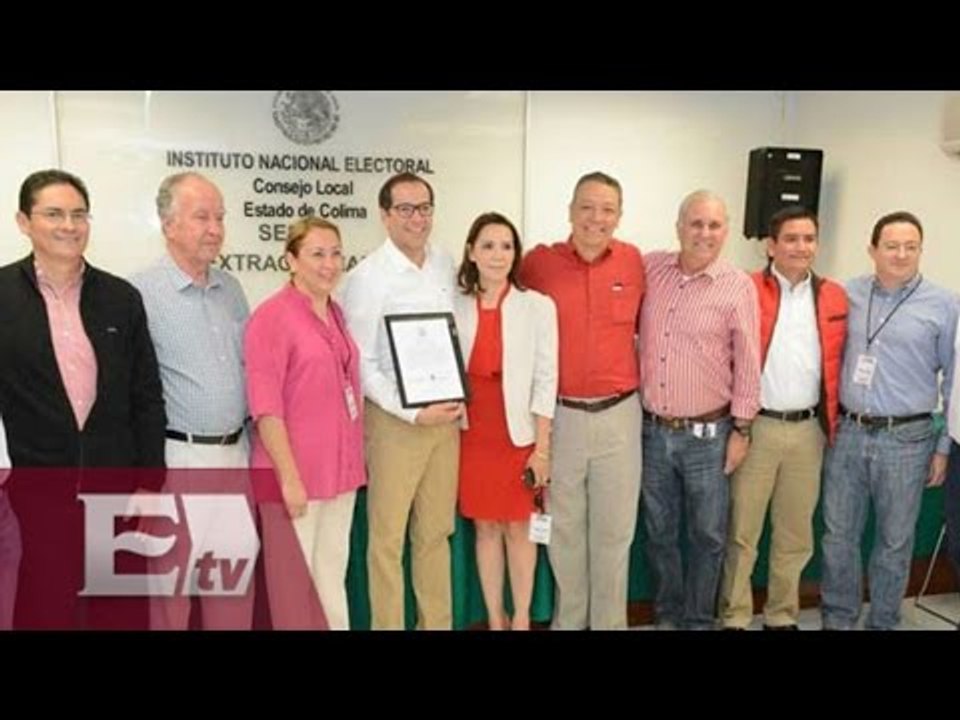 Ignacio Peralta recibe constancia de mayoría para la presidencia de Colima / Ricardo Salas