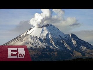 Alerta amarilla por fumarola en el Popocatépetl / Yuriria Sierra