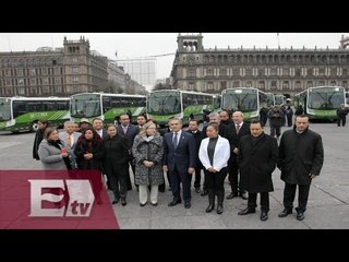 Mancera entrega 80 nuevos autobuses para la RTP / Ricardo Salas