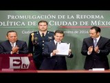Promulgan reforma política de la Ciudad de México en Palacio Nacional / Martín Espinoza