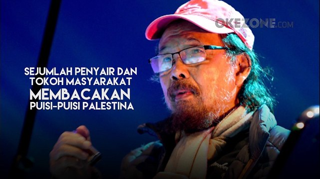 Penyair dan Tokoh Masyarakat Doa untuk Palestina