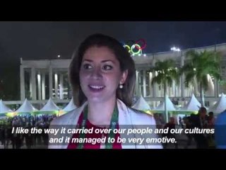 Spectators marvel at Rio Olympics opening
