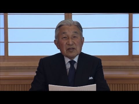 Japan's ageing emperor hints at abdication