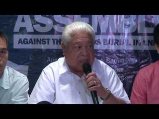 Coalition hopeful Duterte would change mind on Marcos hero's burial