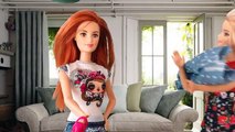 Video para y ❀ Barbie niña de dibujos animados muñeca de Cenicienta con muñecas Barbie Ken Serie 1