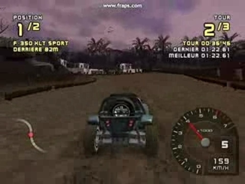 Course et Cascade dans Ford Racing 2