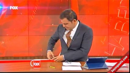 Fatih Portakal'ın canlı yayında telefonu çaldı!