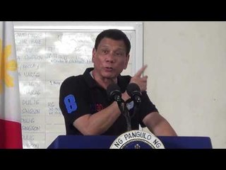 Duterte: When we end PH drug problem, we'll be okay