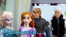 Poupées gel gelé amour se rencontre partie Princesse reine séries vidéo Elsa disney jack anna 32 sp