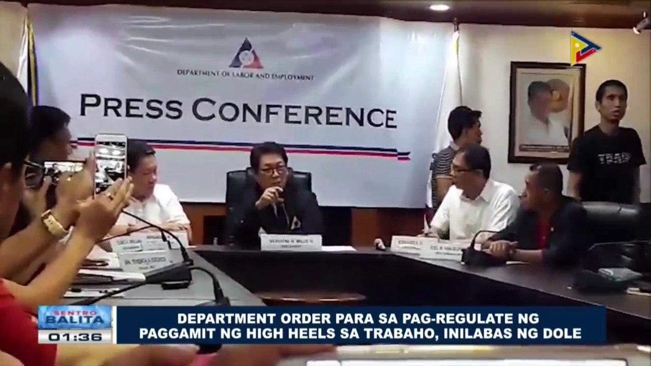 Department Order para sa pag-regulate ng paggamit ng high heels sa trabaho, inilabas ng DOLE