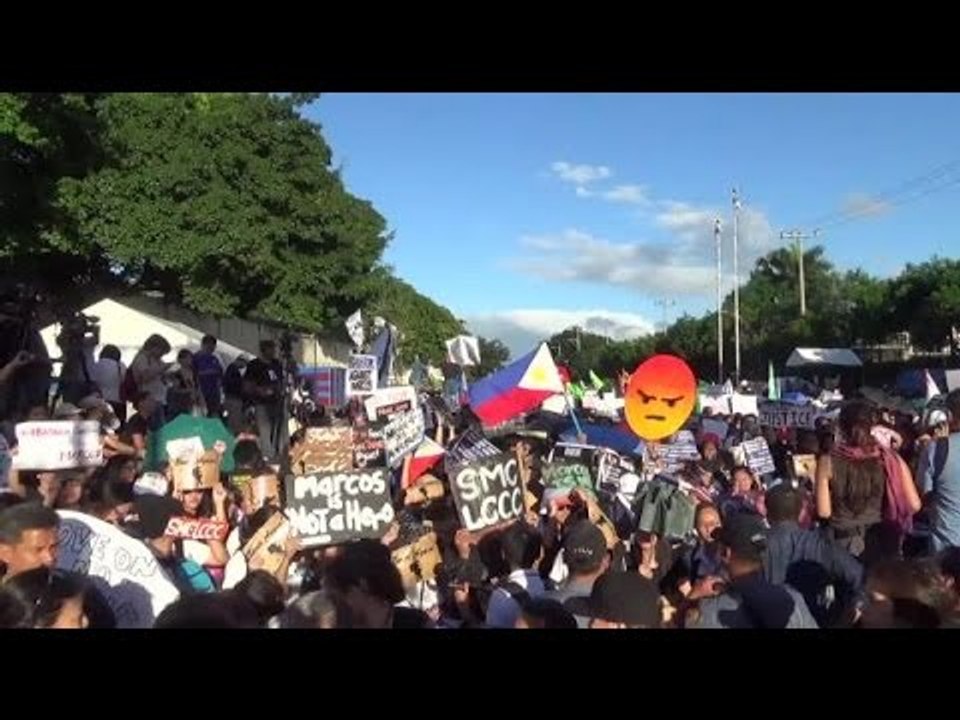 Thousands gather anti- Marcos rally as Bonifaci...