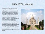 Day trip to Taj mahal to know the History of Taj mahal