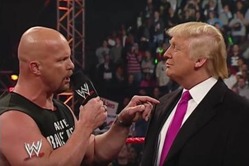 TRUMP(USA President) vs Stone Cold Fight WWE