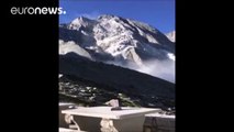 Incroyable éboulement dans les Alpes Suisses qui a provoqué une coulée de boue dévastatrice