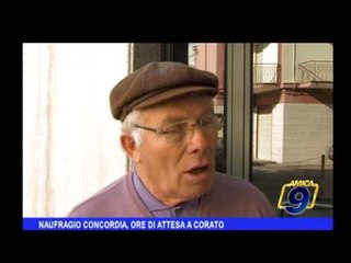 Naufragio Concordia, ore di attesa a Corato