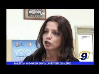 Barletta | No donne in Giunta, la protesta di Salerno