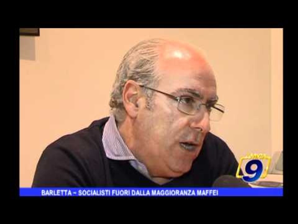 Barletta | Socialisti fuori dalla maggioranza Maffei