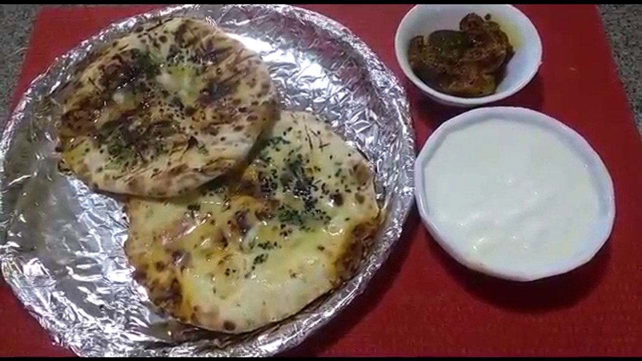 Making  Keema Naans