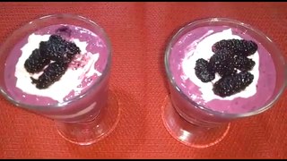 Make Mulberry Yoghurt in Minutes (शहतूत दही)