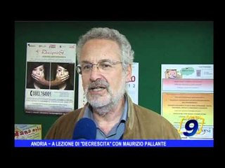 Andria | A lezione di "Decrescita" con Maurizio Pallante