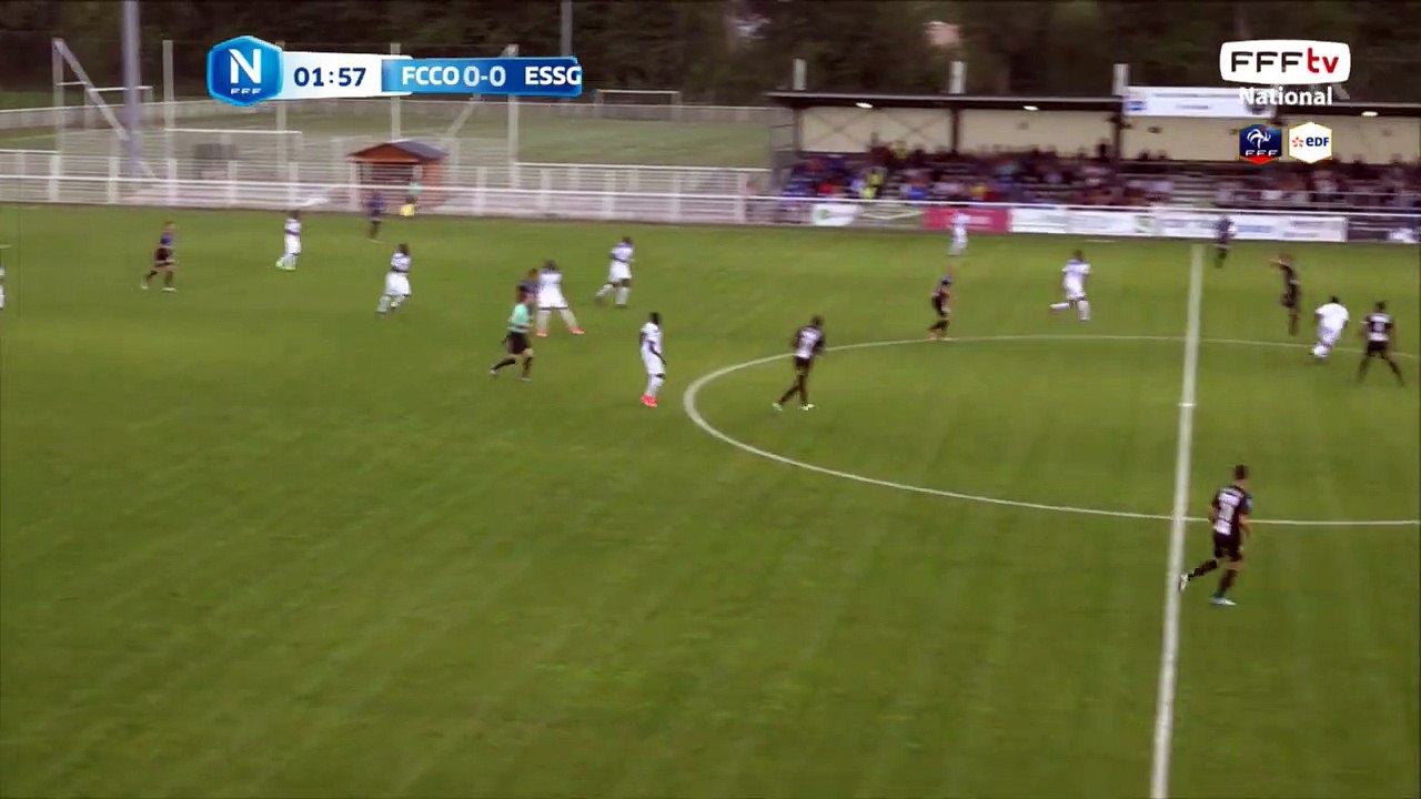 Première frappe de Chambly mais sans danger pour le gardien.